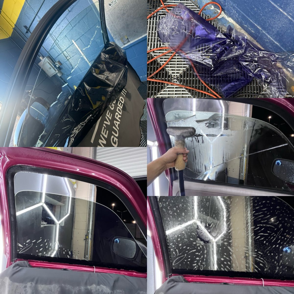 Two Front Windows Removal